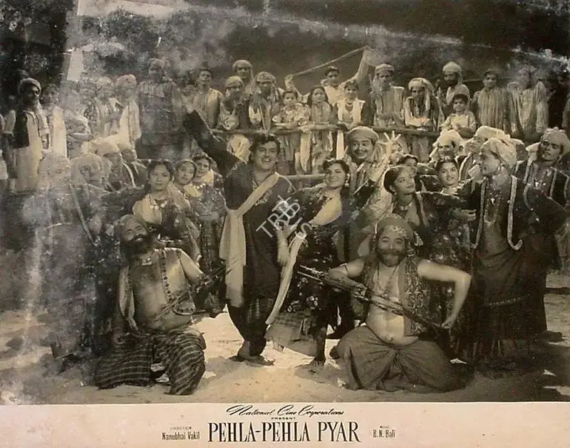 Daljeet (Producer), Pahela Pahela Pyar, 1958, Lobby Card