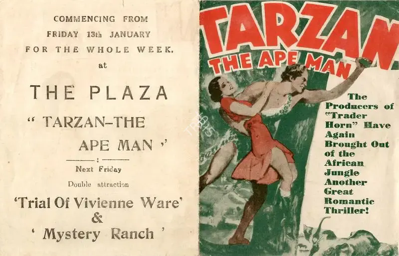 W.S. Van Dyke (Director), Tarzan The Ape Man, 1932, Handbill