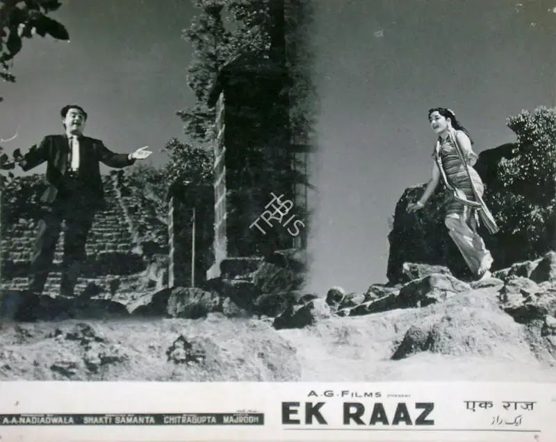 A.A. Nadiadwala (Producer), Ek Raaz, 1963, Lobby Card