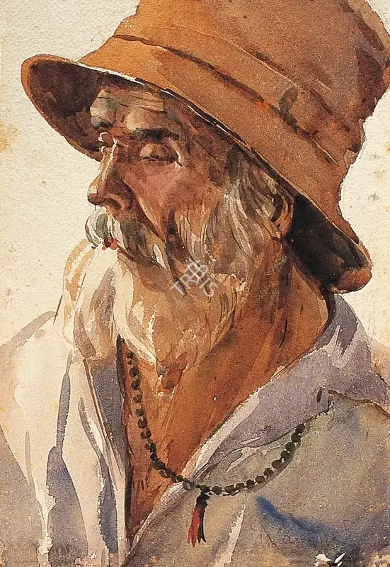 Kanwal Krishna (Artist), Explorer, 1951, Painting