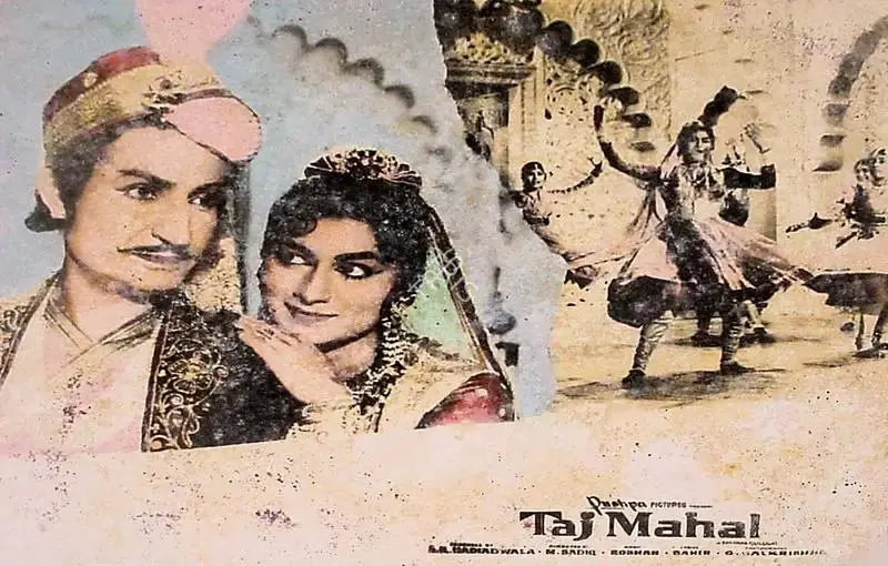 A.K. Nadiadwala (Producer), Taj Mahal, 1963, Lobby Card