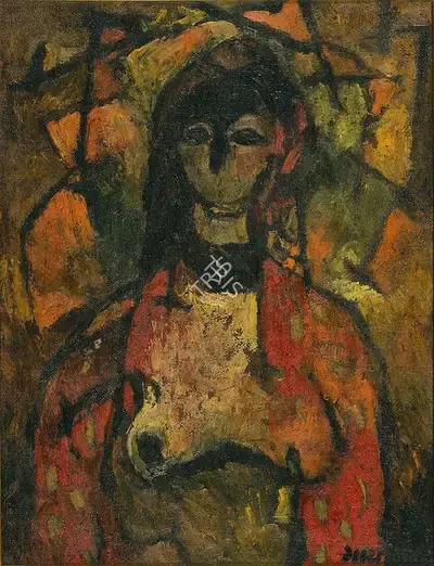 V.S. Gaitonde (Artist), Untitled, 1955, Painting
