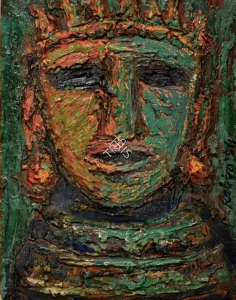 Rabin Mondal (Artist), King, 1994, Painting