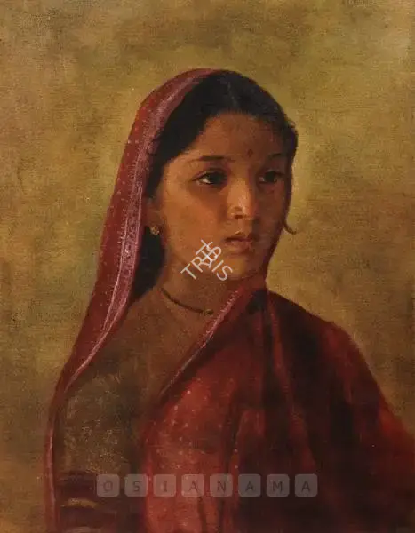 A.H. Muller (Artist), Portrait Of A Woman, Painting