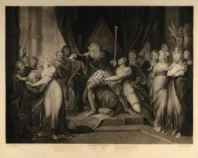 After Henry Fuseli (Artist), King Lear, 1792, Aquatint