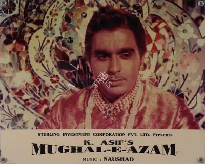 R.D. Mathur (Cinematographer), Mughal E Azam, 1960, Lobby Card