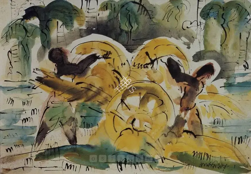 Ramkinkar Baij (Artist), Untitled, Painting