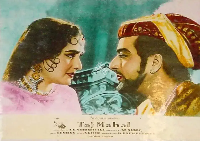 A.K. Nadiadwala (Producer), Taj Mahal, 1963, Lobby Card