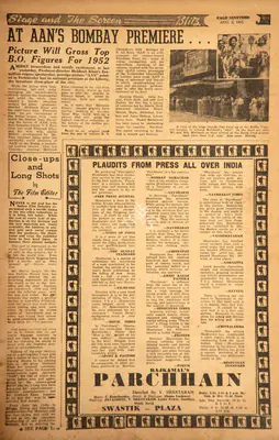 Plaudits from Press All Over India, 1952, Film Review