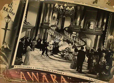 Radhu Karmakar (Cinematographer), Awara, 1951, Lobby Card