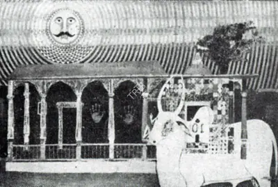 Ishwar Sagara (Artist), Temple, Painting