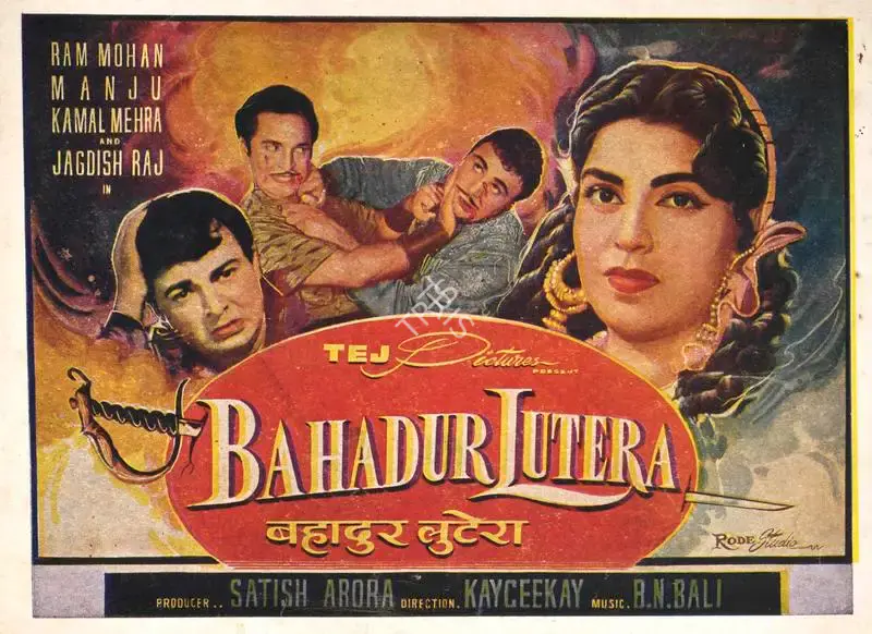 Satish Arora (Producer), Bahadur Lutera, 1960, Song-Synopsis Booklet