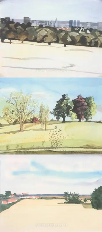 Shibu Natesan (Artist), Hamstead Garden, 2001, Painting