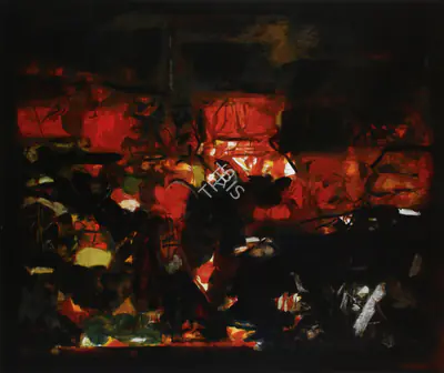 S.H. Raza (Artist), Tapovan, 1972, Painting