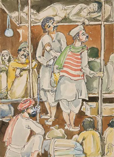 Ramgopal Vijaiwargiya (Artist), Untitled, Painting