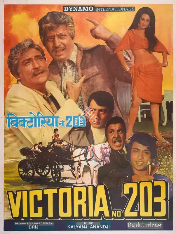 Brij Sadanah (Producer), Victoria No 203, 1972, Full Sheet Poster