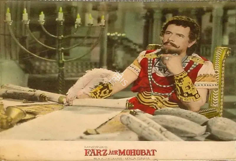 Sohrab Modi (Director), Nausherwan E Adil, 1957, Lobby Card