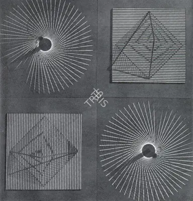 Jean-Pierre Yvaral (Artist), Plan Espace (Two Exemplaires), 1969, Graphic Art