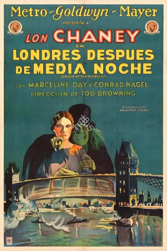 Irving Thalberg (Producer), London After Midnight, 1927, Poster