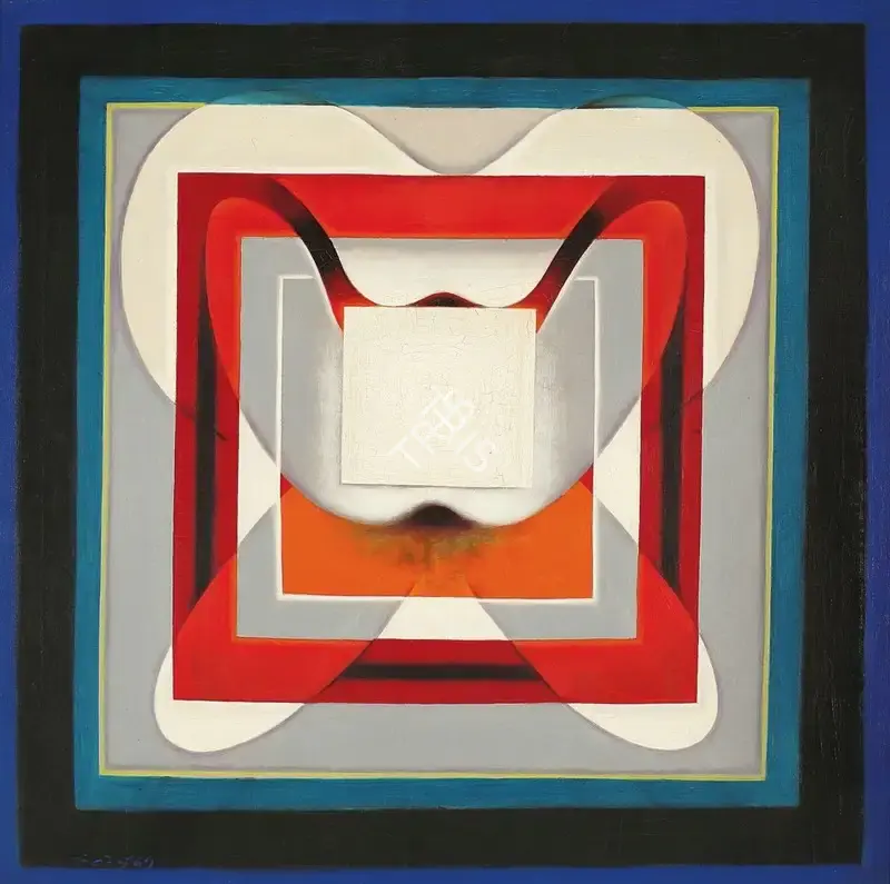 G.R. Santosh (Artist), Untitled (Early Tantric Period), 1969, Painting