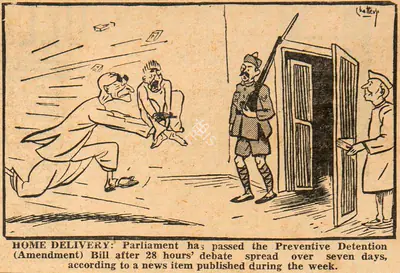 Basu Chatterjee (Cartoonist), Home Delivery, 1951, Cartoons