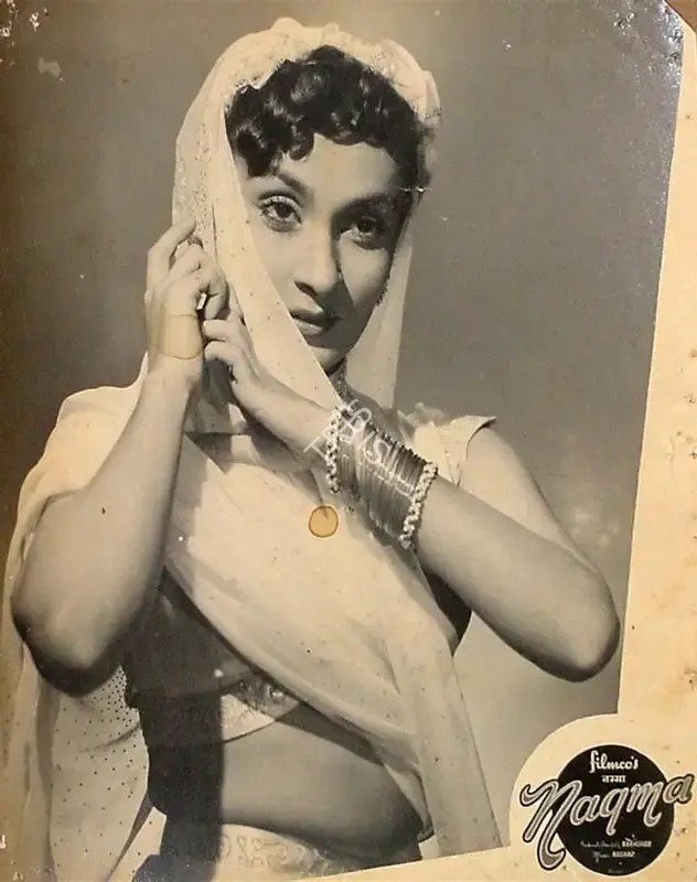 Nakshab (Director), Nagma, 1953, Lobby Card