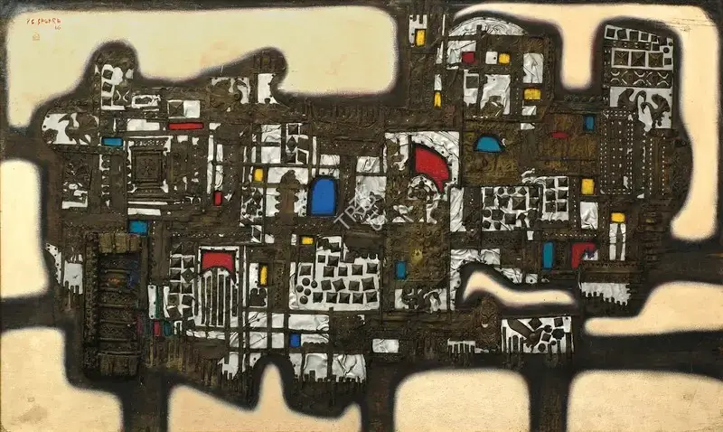 Sagara, Piraji (Artist). Assemblage, 1966 | Sculpture, Os.Mum/19.01.08, 2008 · Osian's