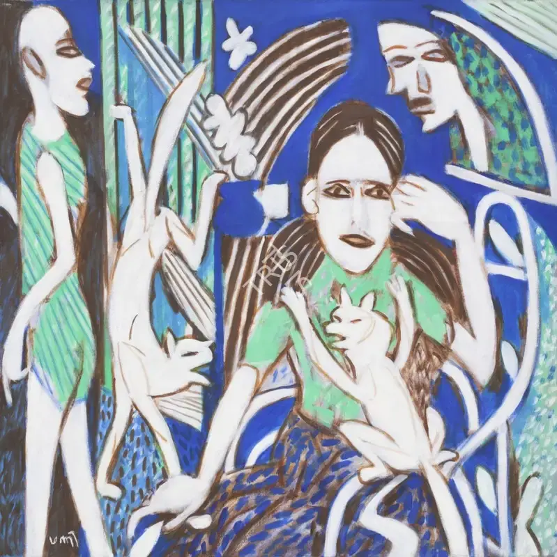 Subramanyan, K.G. (Artist). Untitled, n.d. | Painting, Sa.Mum/01.04.26, 2026 · Saffronart