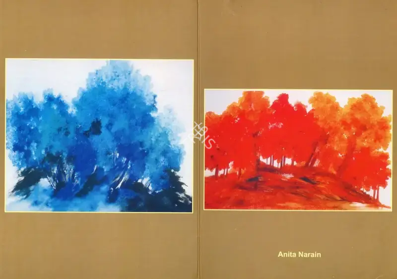 Anita Narain (Artist), Paintings, 2007, Solo Exhibition Invitation