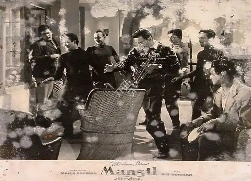 Manzil Barman (Producer), Manzil, 1960, Lobby Card