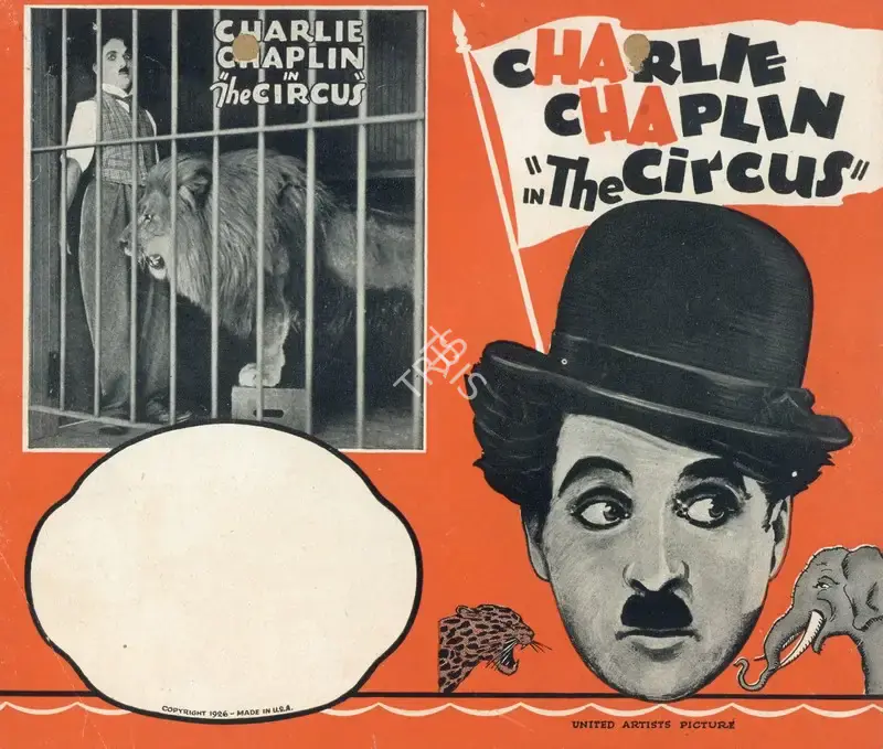 Charlie Chaplin (Producer), The Circus, 1928, Handbill