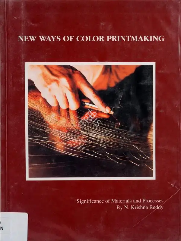 N. Krishna Reddy (Author), New Ways of Colour Printmaking, 1998, Authored Book
