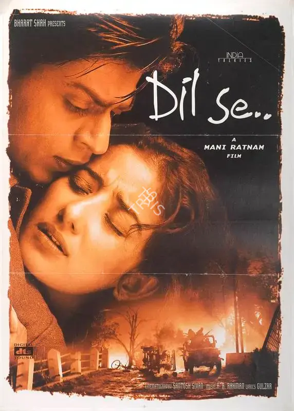 Shekhar Kapoor (Producer), Dil Se, 1998, Full Sheet Poster