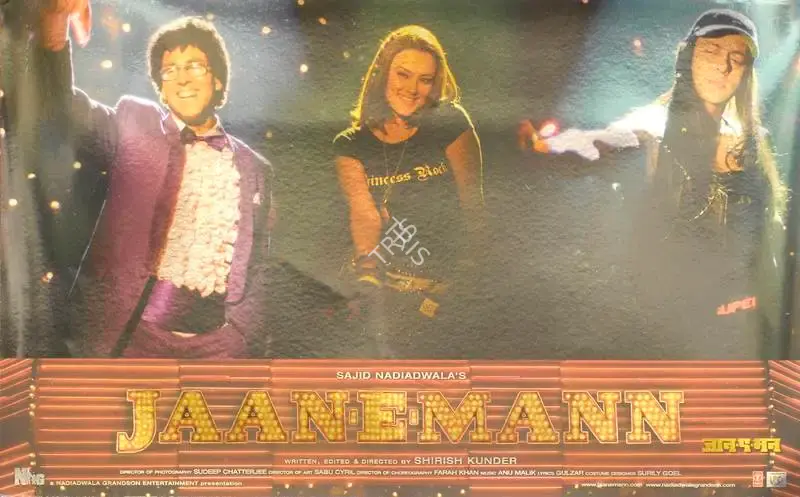 Sudeep Chatterjee (Cinematographer), Jaan E Mann, 2006, Lobby Card