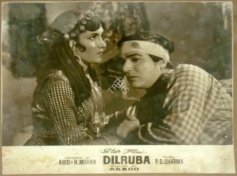 Dwarka Khosla (Director), Dilruba, 1950, Lobby Card