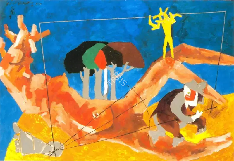 M.F. Husain (Artist), Shakti, 1970, Painting