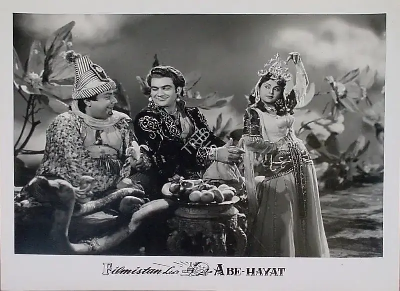 Raman B. Desai (Director), Abe Hayat, 1955, Lobby Card