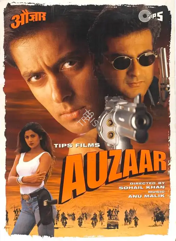 Kumar S. Taurani (Producer), Auzaar, 1997, Full Sheet Poster