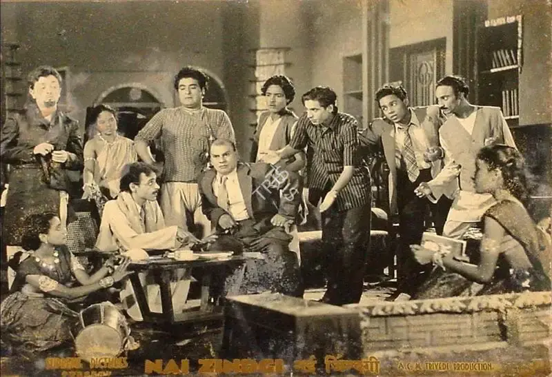 Chimanlal Trivedi (Producer), Nai Zindagi, 1951, Lobby Card