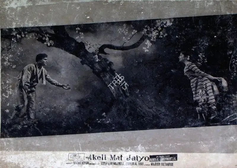 Vasant Nagesh Buva (Cinematographer), Akeli Mat Jaiyo, 1963, Lobby Card
