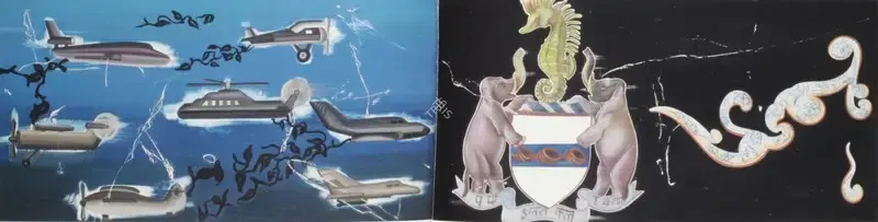 Reena Saini (Artist), Birds Of Steel, 2006, Painting