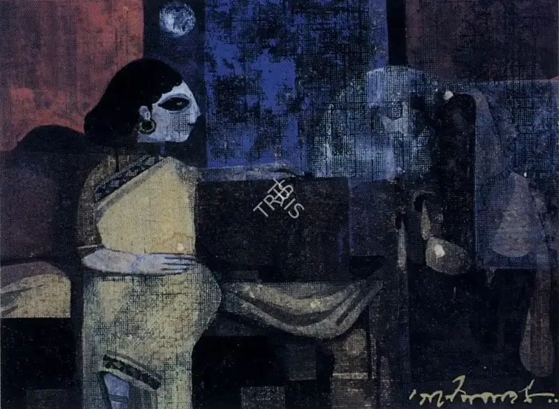 Pyne, Ganesh (Artist). Untitled, n.d. | Painting, So.NeY/12.06.95