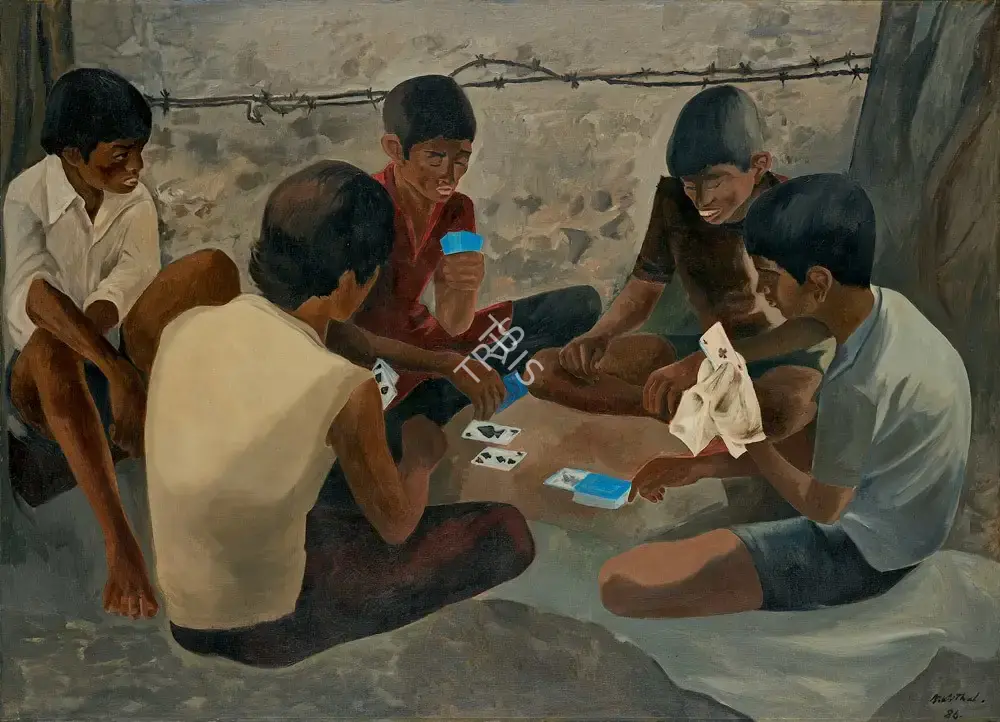 B. Vithal (Artist), Untitled, 1986, Painting