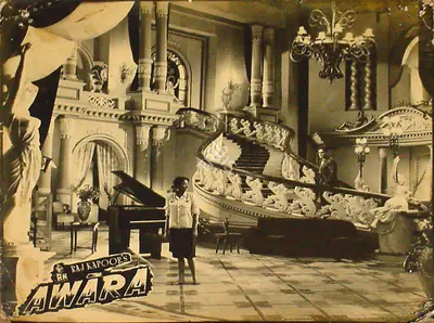 Radhu Karmakar (Cinematographer), Awara, 1951, Lobby Card