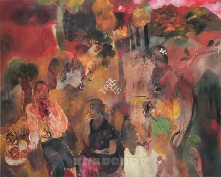 Sheela Gowda (Artist), Untitled, 1984, Painting