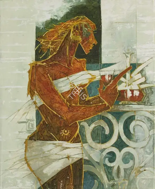 S. Yousuf Ali (Artist), Untitled, 1980, Painting