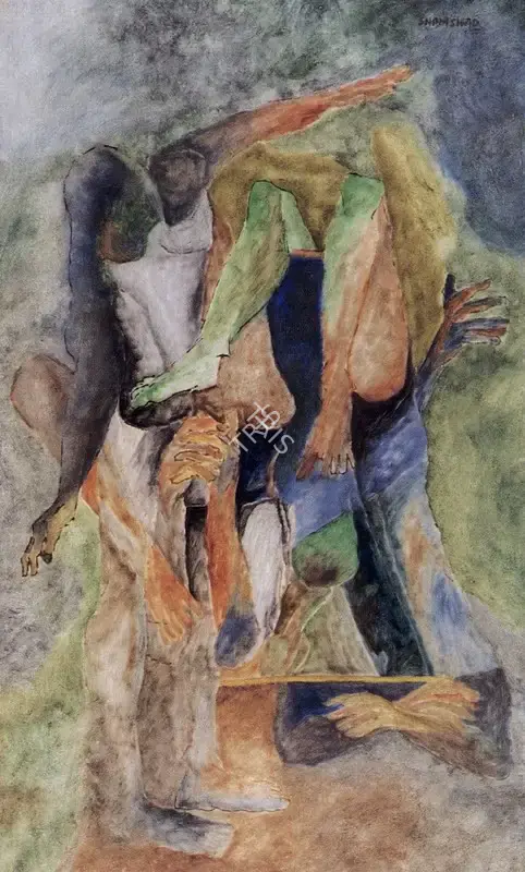 Shamshad Husain (Artist), Painting V [Series 2], Painting