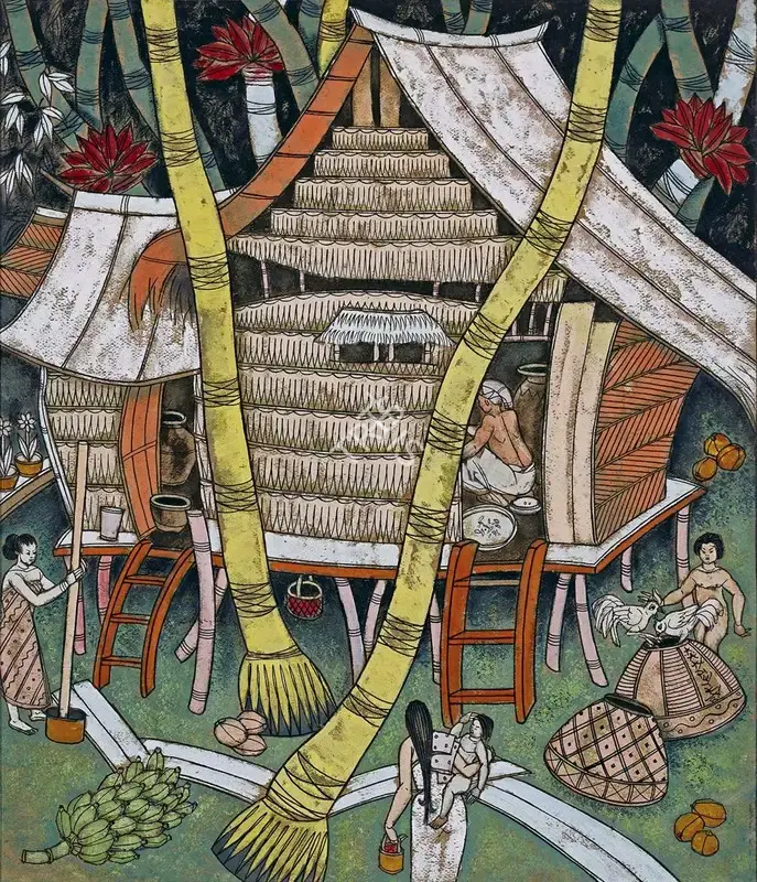 A.A. Almelkar (Artist), Afternoon Pangkor (Malaya), 1963, Painting