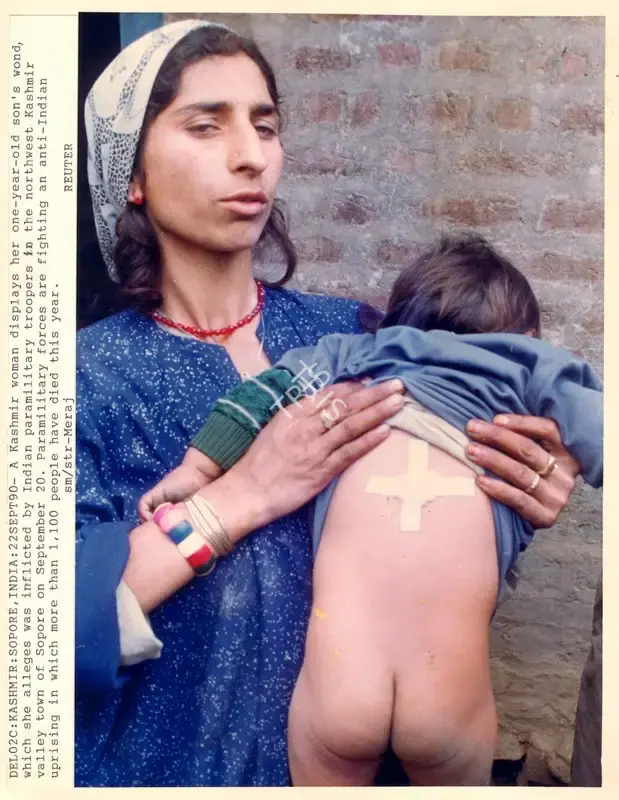 Meraj (Photographer), Del02C: Kashmir: Sopore, India: 22Sept90, 1990, Contemporary Photograph