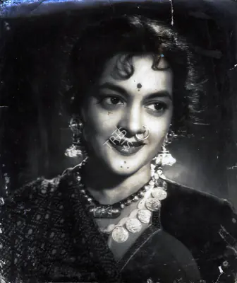 Dronacharya (Cinematographer), Railway Platform, 1955, Photographic Still